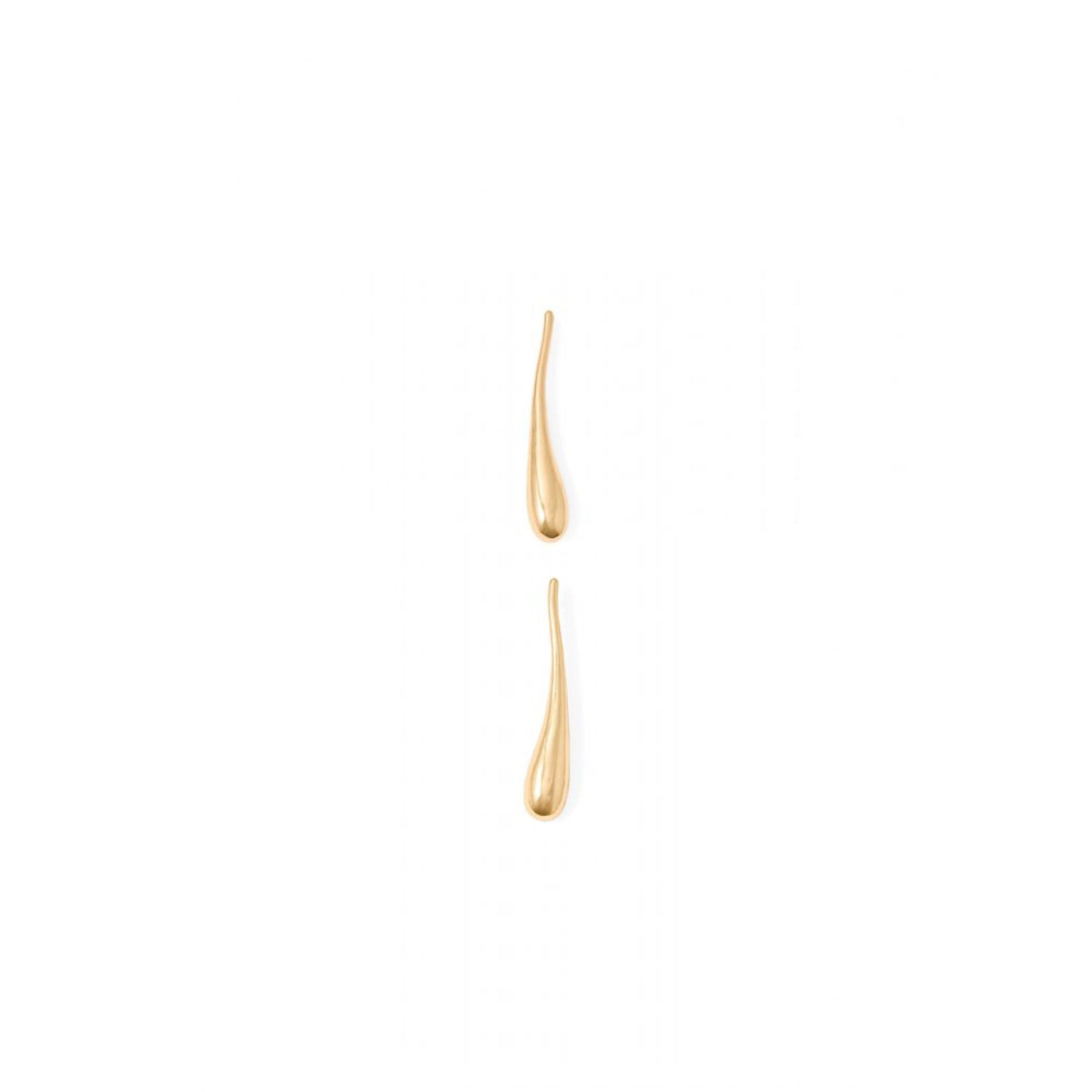 Pendientes Mujer Sfera Gotas Alargadas Oro