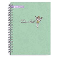 Cuaderno Anillado MINERVA Universitario Tapa Dura Tinker Bell
