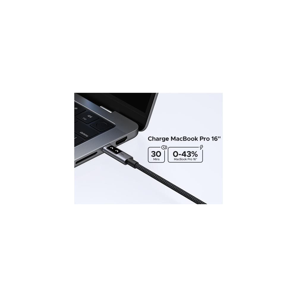 Cable USB-C a USB-C UGREEN Uno 35501 1m 100W - Carga Rápida Nylon Trenzado