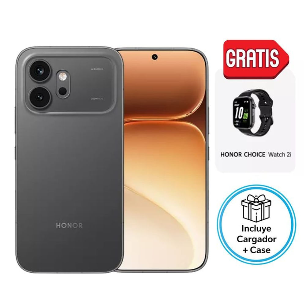 Honor 600 5G 8RAM 256GB Negro + HONOR CHOICE Watch 2i