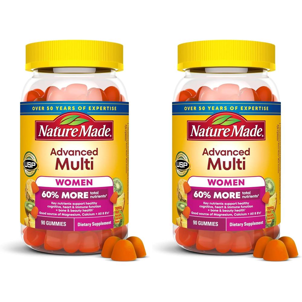 NATURE MADE PACK 2 MULTIVITAMÍNICO MUJER ADVANCED | 90 UND C/U