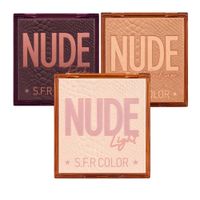 Pack X3 Paleta Sombras De Ojos Nude - S.F.R. COLOR