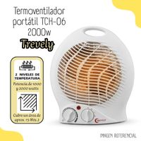 Termoventilador portátil Trevely 2000 watts TCH-06