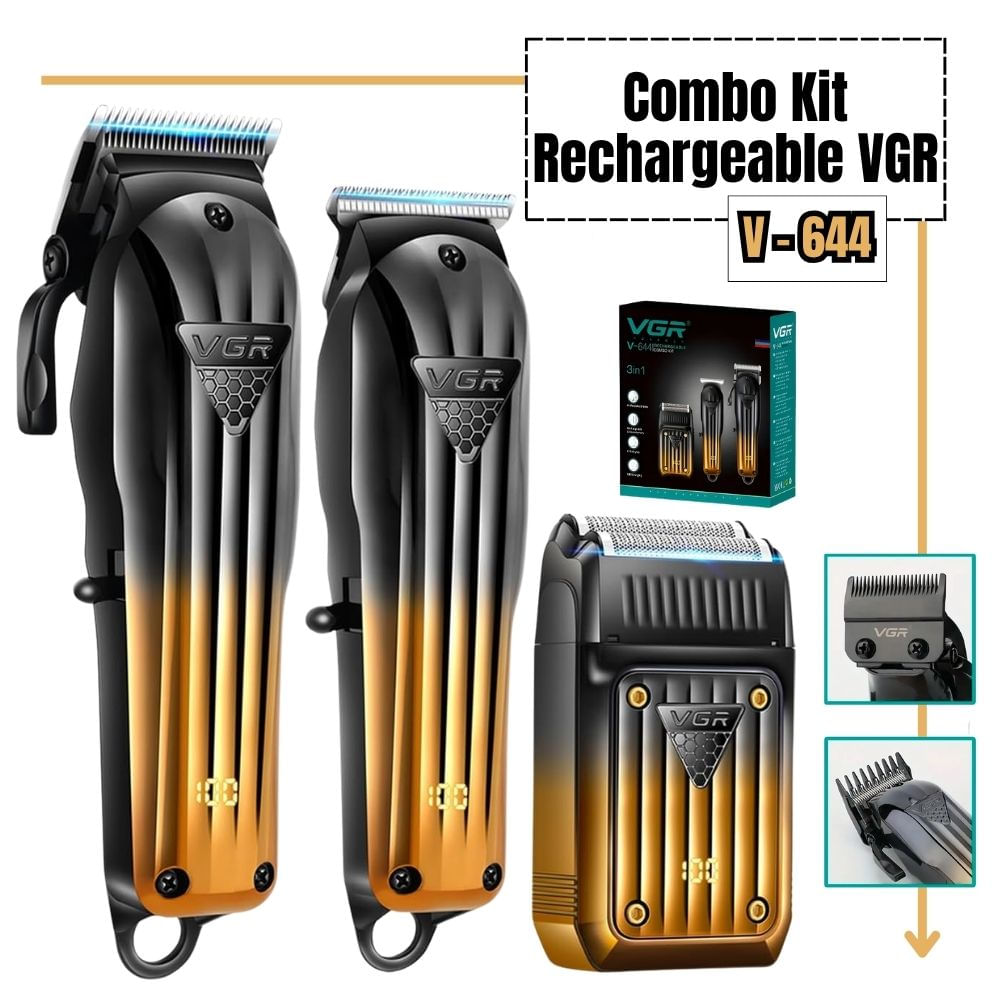 Tricombo VGR Clipper Trimmer Shaver V644