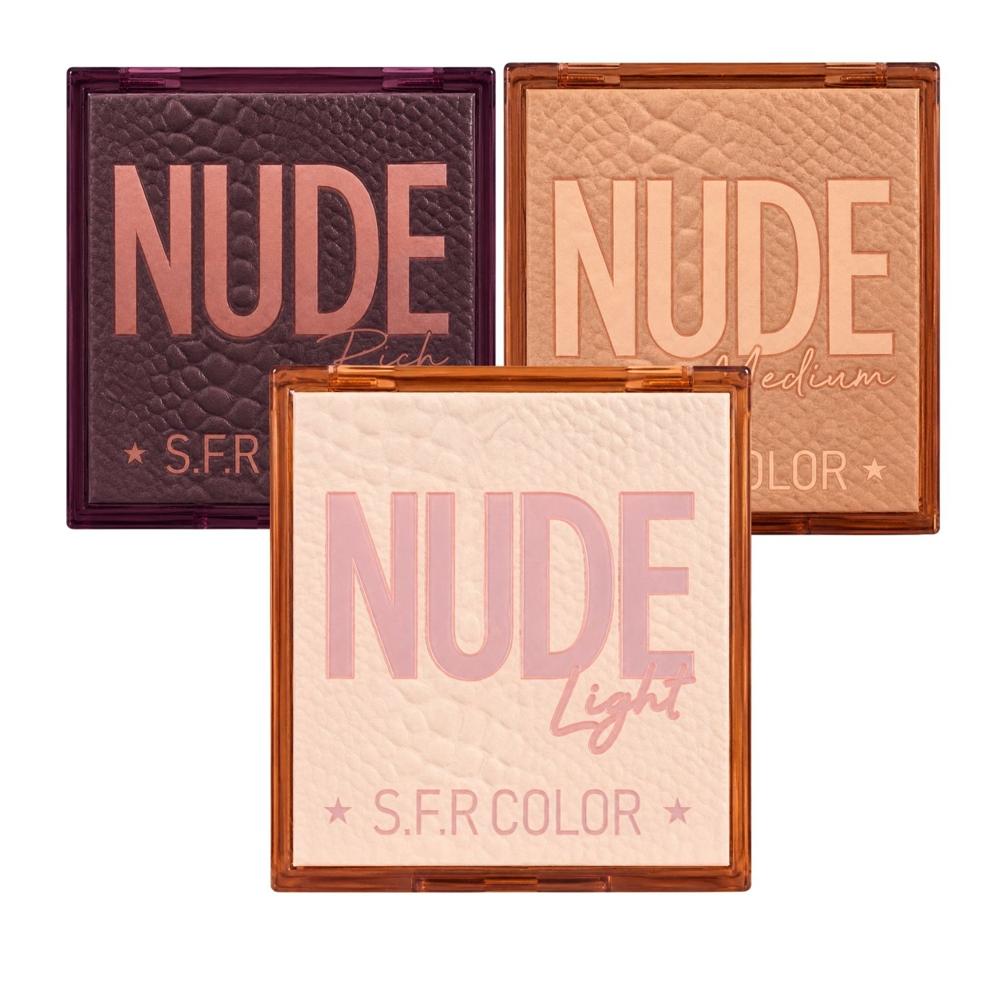 Pack X3 Paleta Sombras De Ojos Nude - S.F.R. COLOR