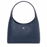CARTERA SHOULDER BAG TOMMY HILFIGER AZUL ENTERO MONOGRAFIADO