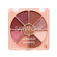 Mini Kit Sombras Rubor Iluminador Tono 01 - SAMANTHA