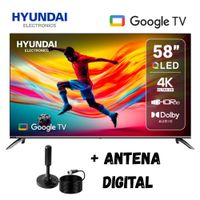 Televisor Smart TV 58'' HYUNDAI QLED UHD 4K HYLED5813QG - Ant Digital