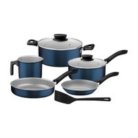 Set de Ollas TRAMONTINA Linz Azul 8Pzas