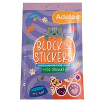 Block de Stickers ADETEC Gatitos