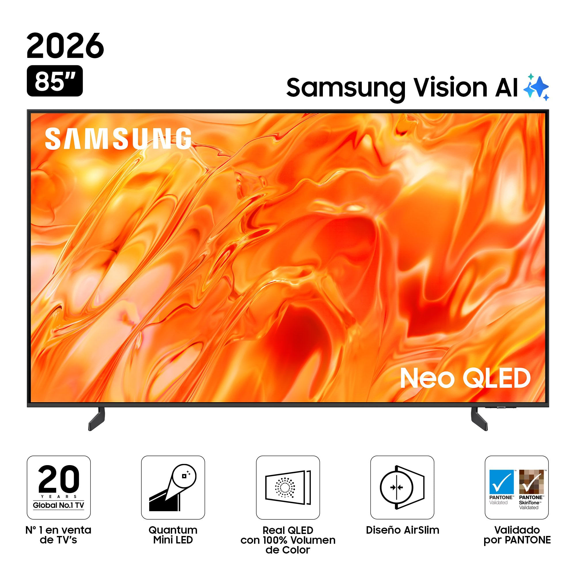 Televisor SAMSUNG Neo QLED 85"" UHD 4K Smart TV QN70H Vision AI