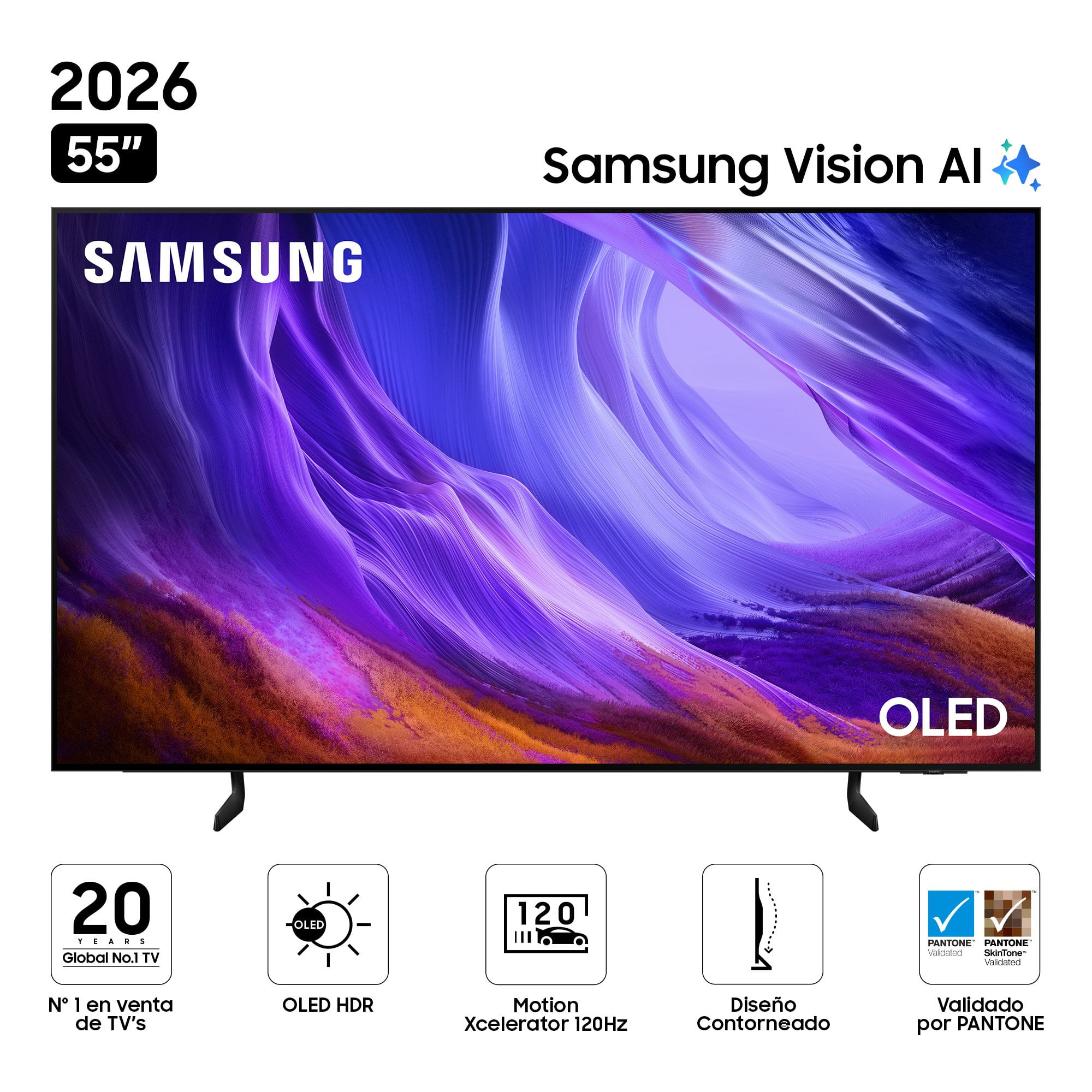 Televisor SAMSUNG OLED 55"" UHD 4K Smart TV S85H Vision AI