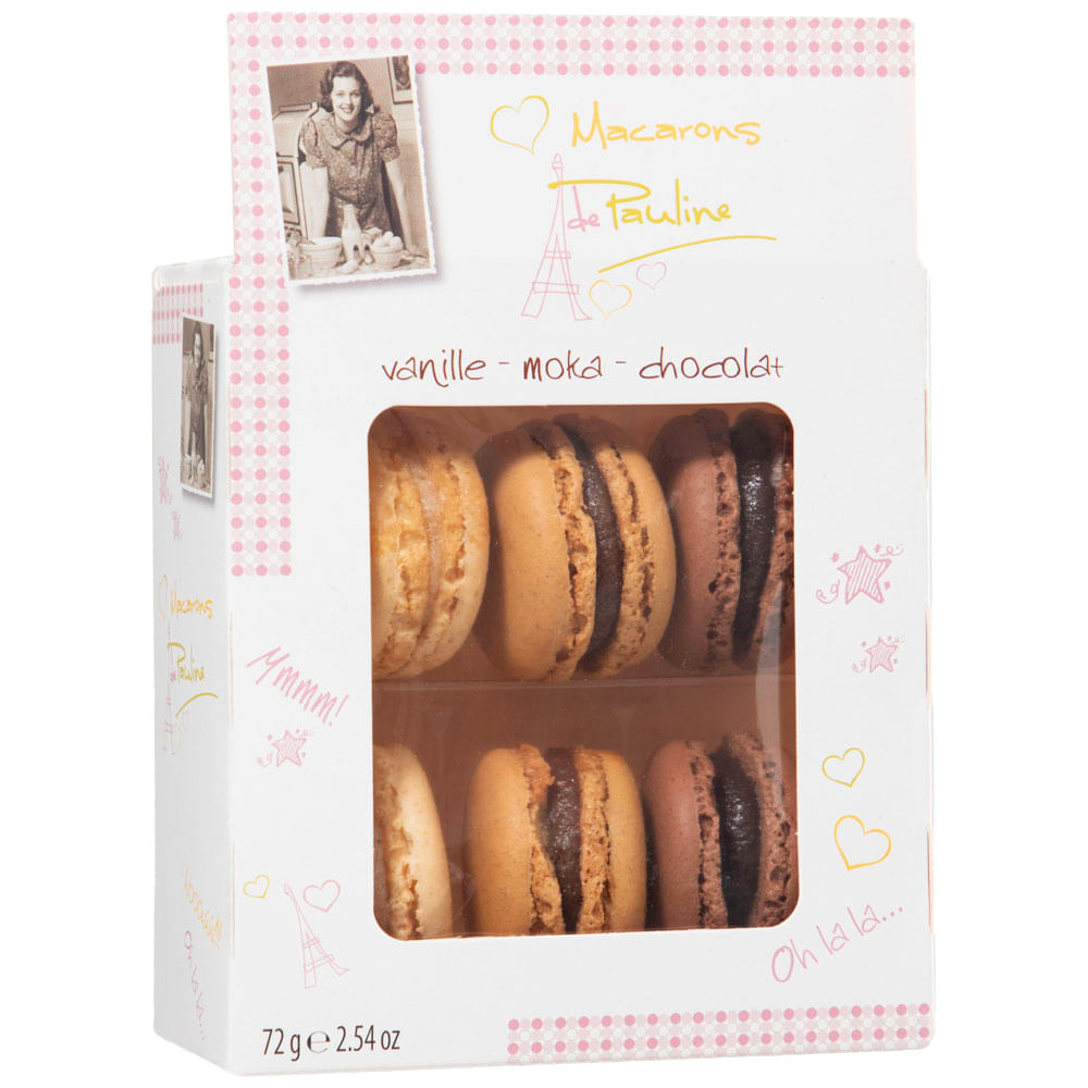 Macarons Sabor Toffee DE PAULINE Caja 72g