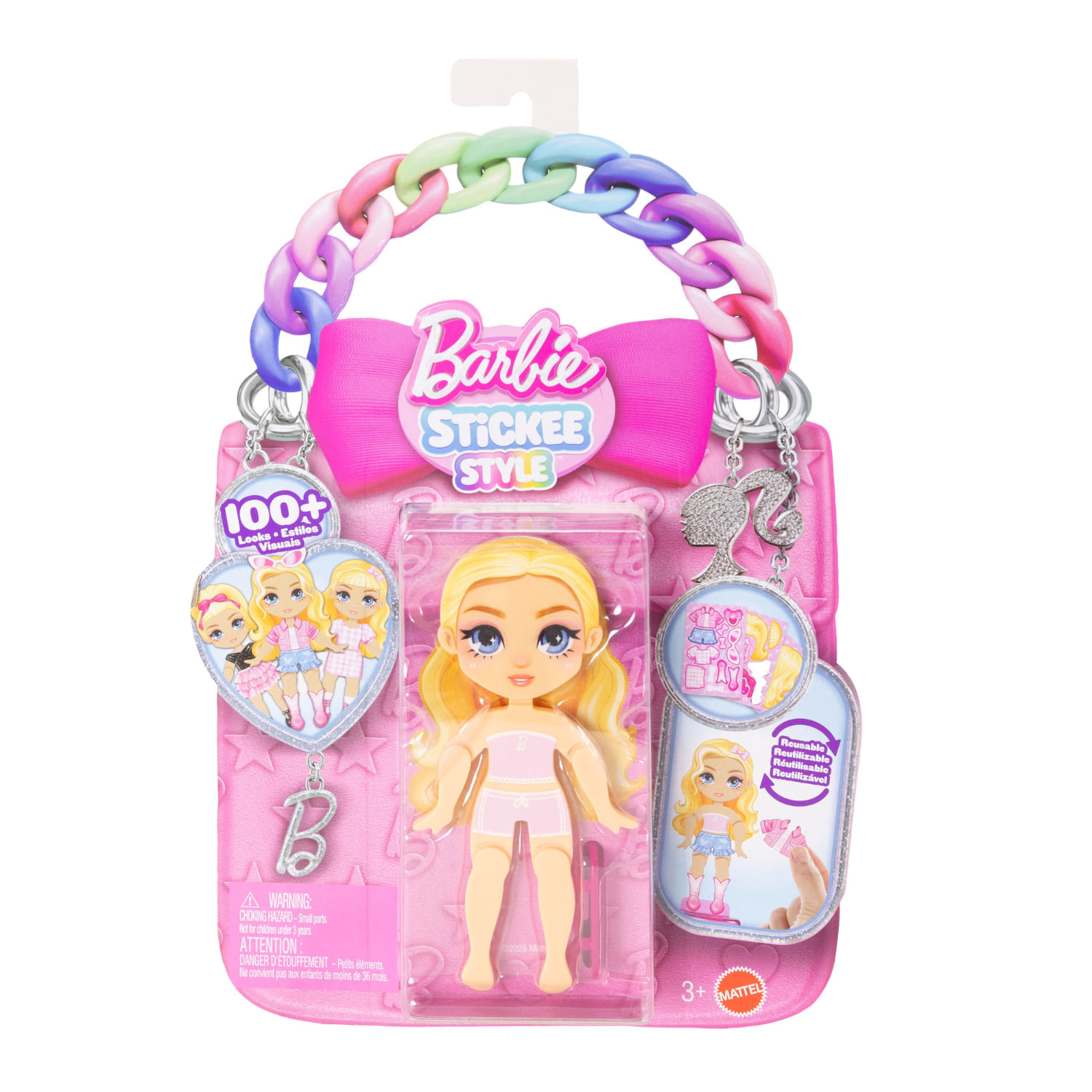 Muñeca Sorpresa Barbie Stickeez Surtida Barbie 3 Años+