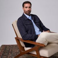 Casaca Hombre Suede Cargo Malabar