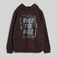 Polera Para Teen Niño Fl Zip Aereal