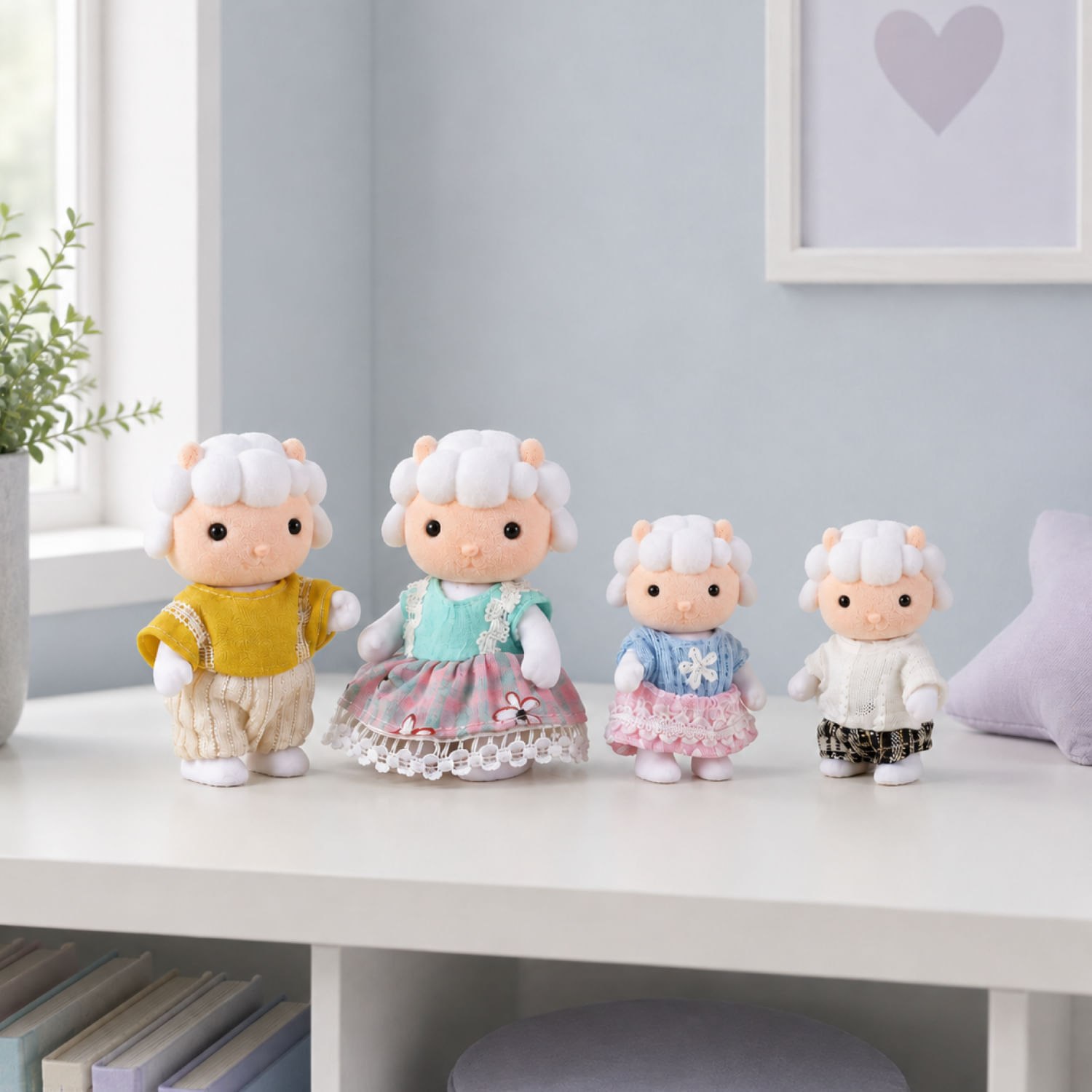 Set De Figuras Familia De Ovejas Dreamy