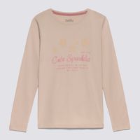 Polo Manga Larga Teen Niña Básico Jersey Zubito
