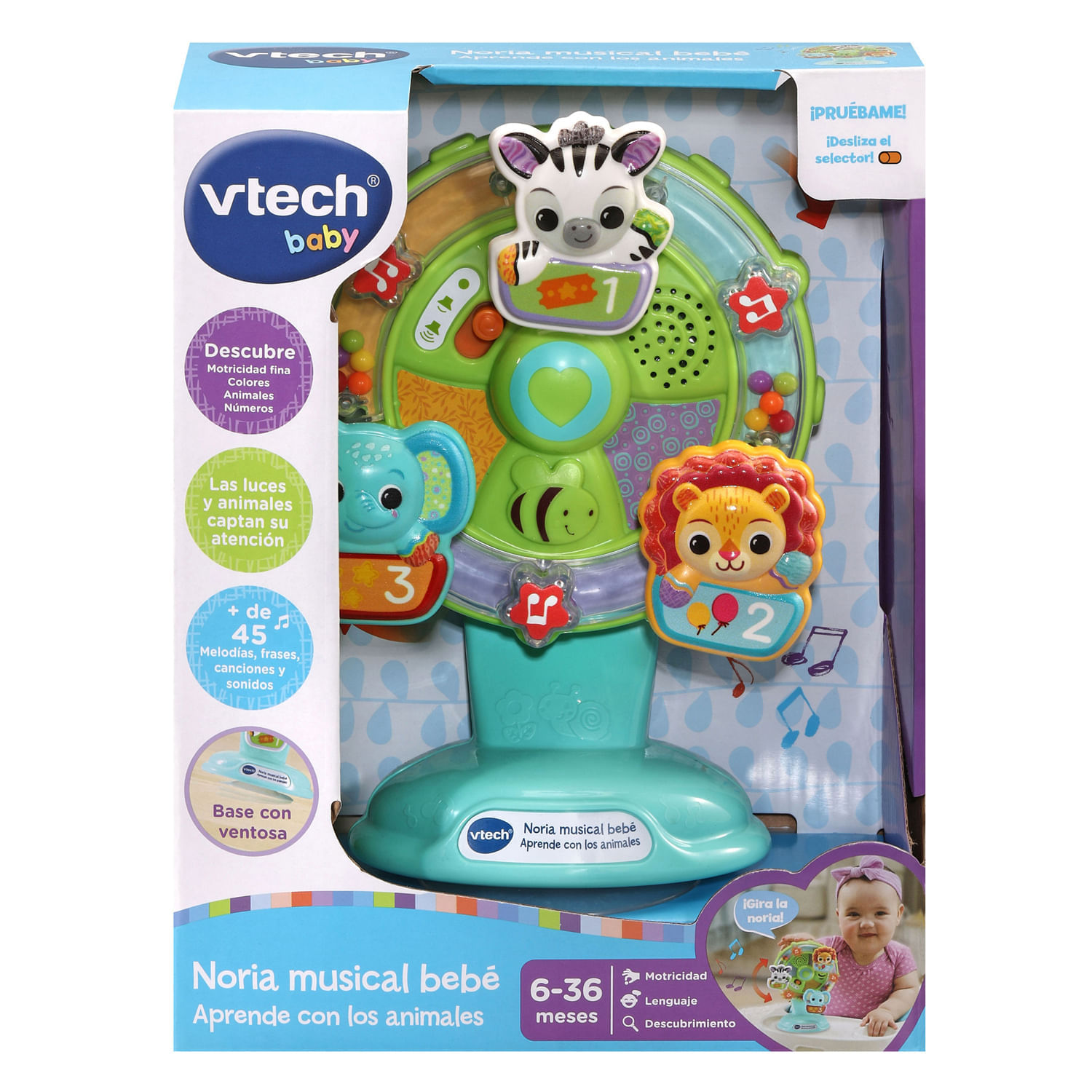 Noria Musical Bebe Aprende Con Los Animales
