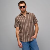 Camisa Hombre Aereal Rayas Vert
