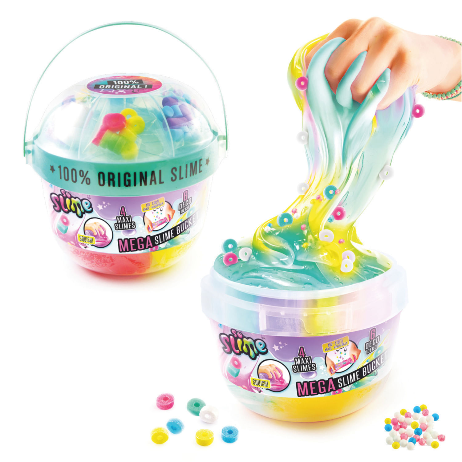 Mega Balde Slime Canal Toys