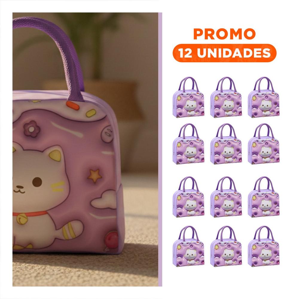Pack12 Caja de Almuerzo Pensada para Mayor Comodidad Lila