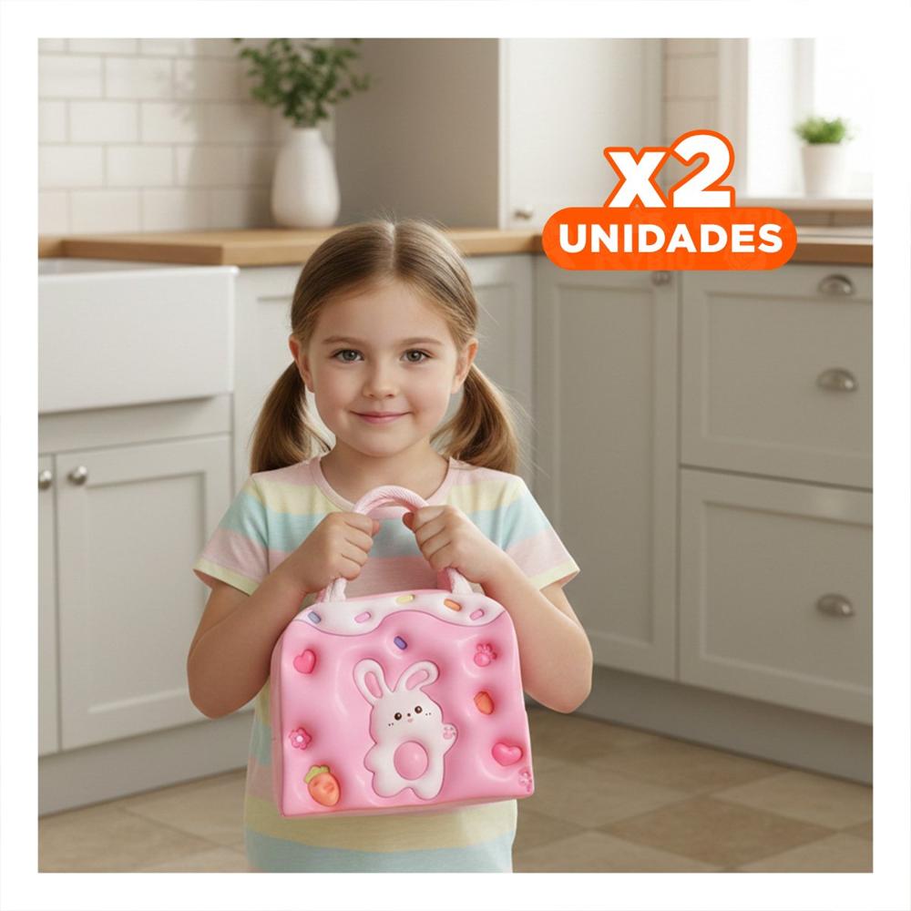 Pack2 Caja Termica Kawaii Conejo para Transporte Seguro Rosado