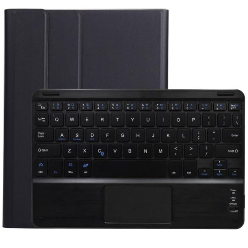 Case con Teclado TOUCHPAD para iPad 7ma 8va 9na Gen 102 - NEGRO