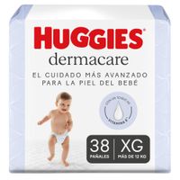 Pañales para Bebé HUGGIES Dermacare Talla XG Paquete 38un