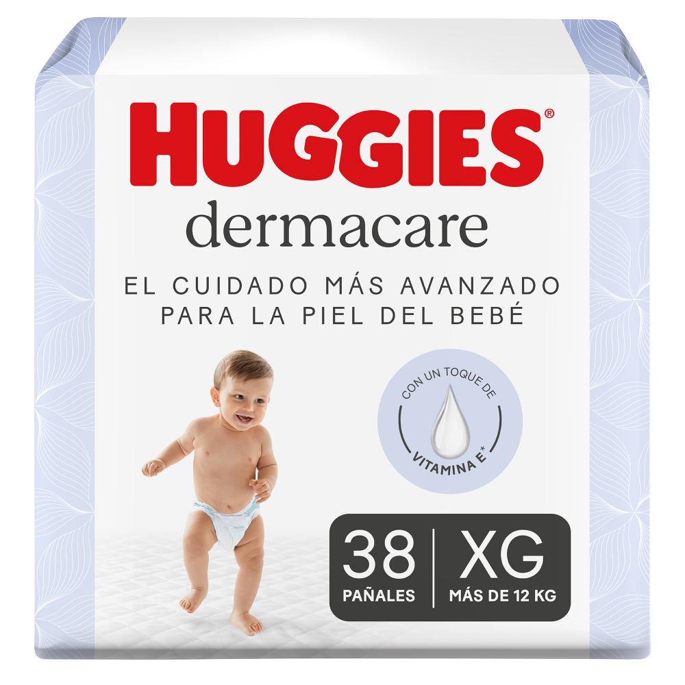 Pañales para Bebé HUGGIES Dermacare Talla XG Paquete 38un
