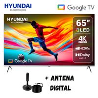 Televisor Smart 65'' Hyundai QLED UHD 4K HYLED6513QG GoogleTV  - Ant Digital