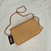 Cartera Mini Crossbody  Camel