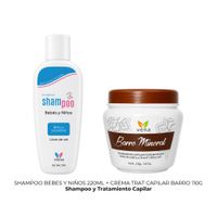 SHAMPOO BEBES Y NIÑOS 220ML más CREMA TRAT CAPILAR BARRO 110G