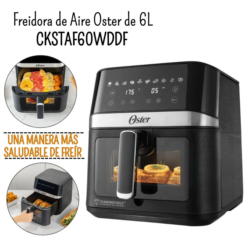 Freidora de Aire Digital Oster 6L - CKSTAF60WDDF.