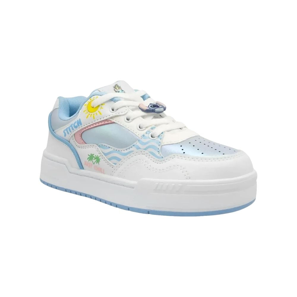 ZAPATILLAS CASUALES STITCH 2stc0620001 BLANCO NIÑA TALLA 32