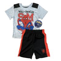 Conjunto Deportivo Niños Spider-Man Manga Corta