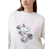 POLERA LOGO GAP WEDGE SNOOPY FLOWERS