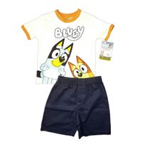 Conjunto Deportivo Niños Polo y Short BLUEY Manga Corta