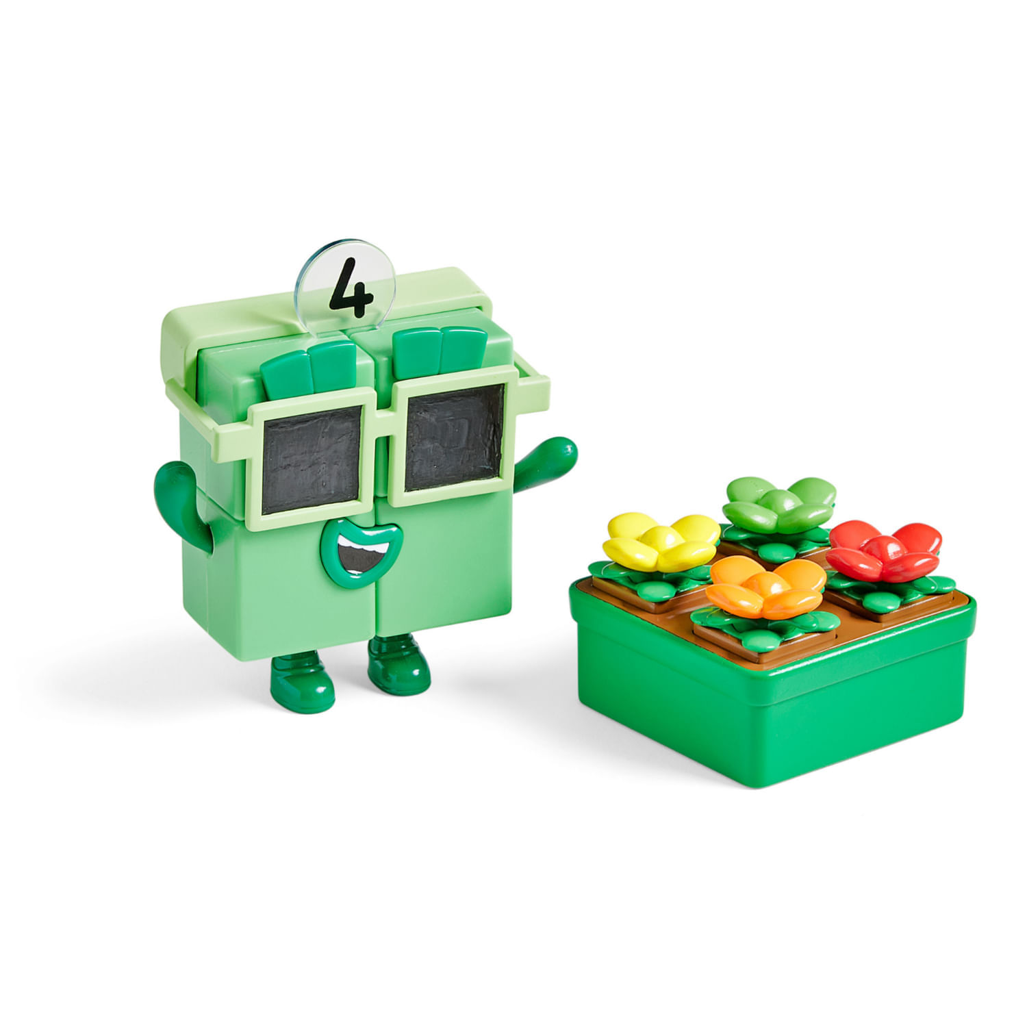 Figura Jardin Del 4 Numberblocks