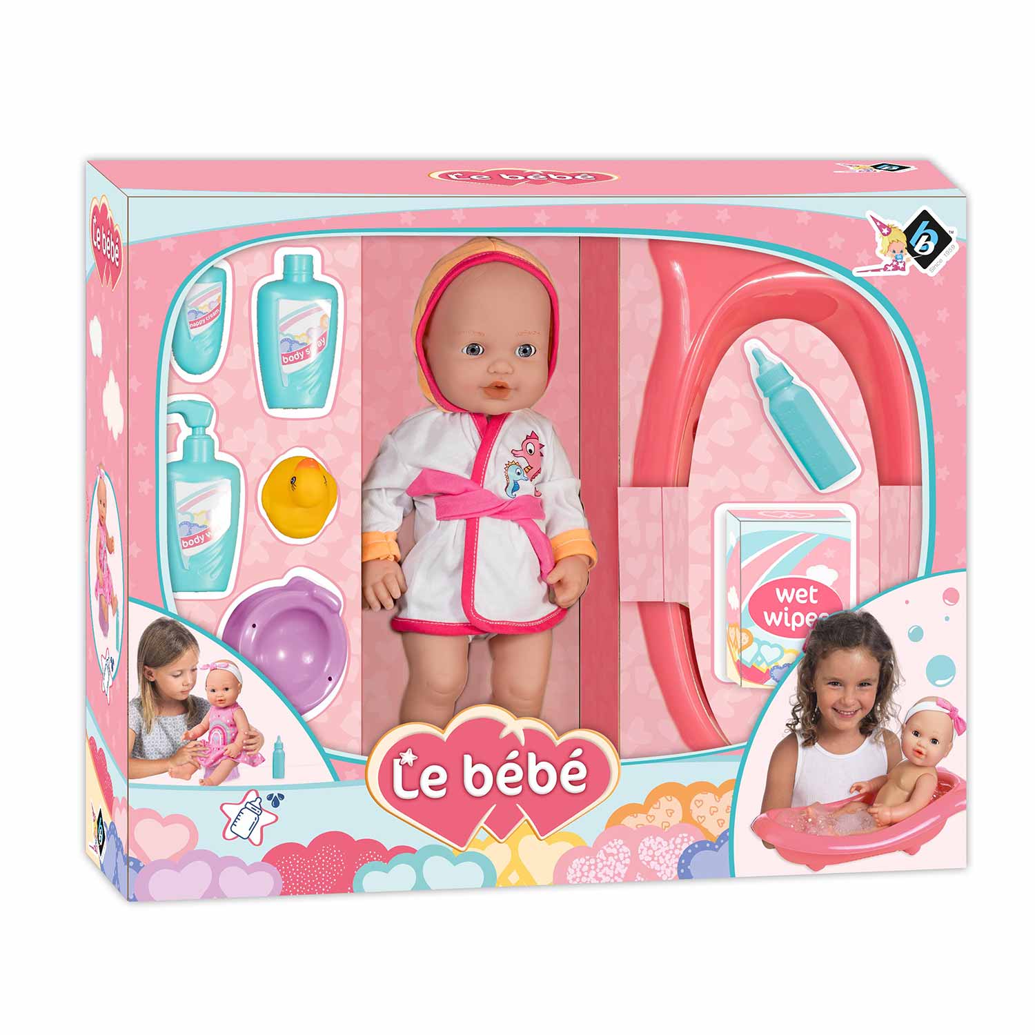 Set Muñeca Cuerpo Suave Con Auto Correpasillos Y Bastón My Dolly Loko Toys