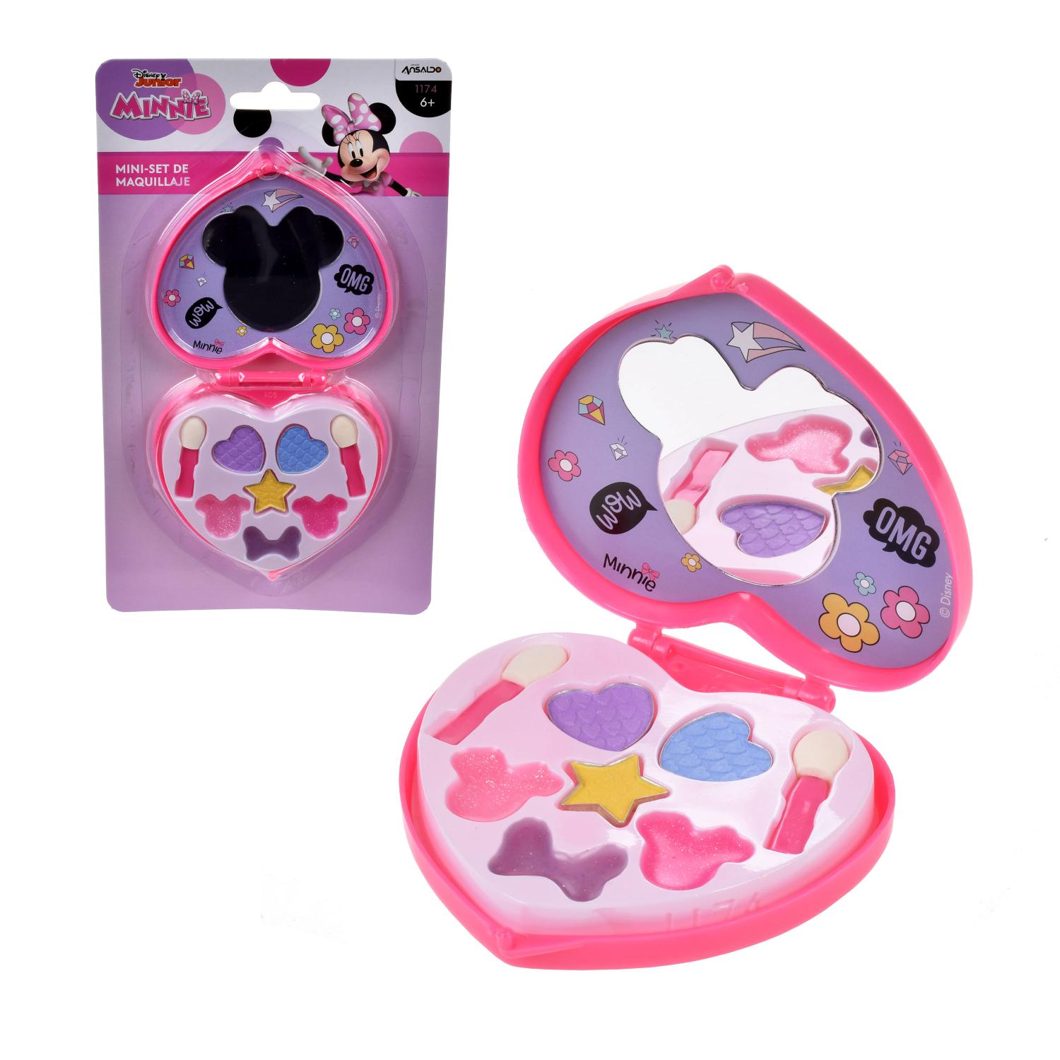Cosméticos Minnie Para Niñas - Mini Pupa Corazón + Espejo