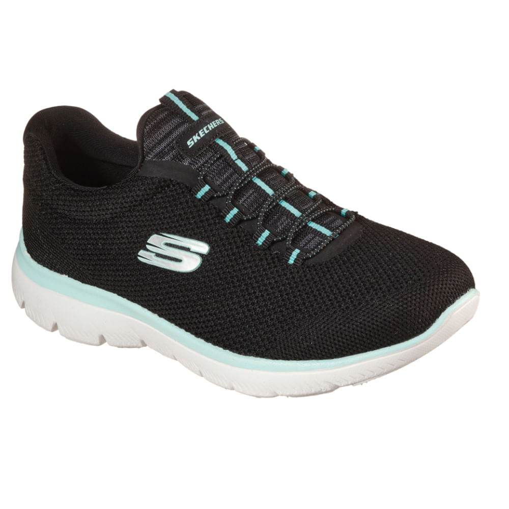 Zapatillas Running Skechers Mujer Summits Negro 9 US