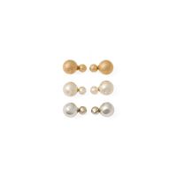 Pendientes Mujer Sfera Redondos Con Char Multicolor