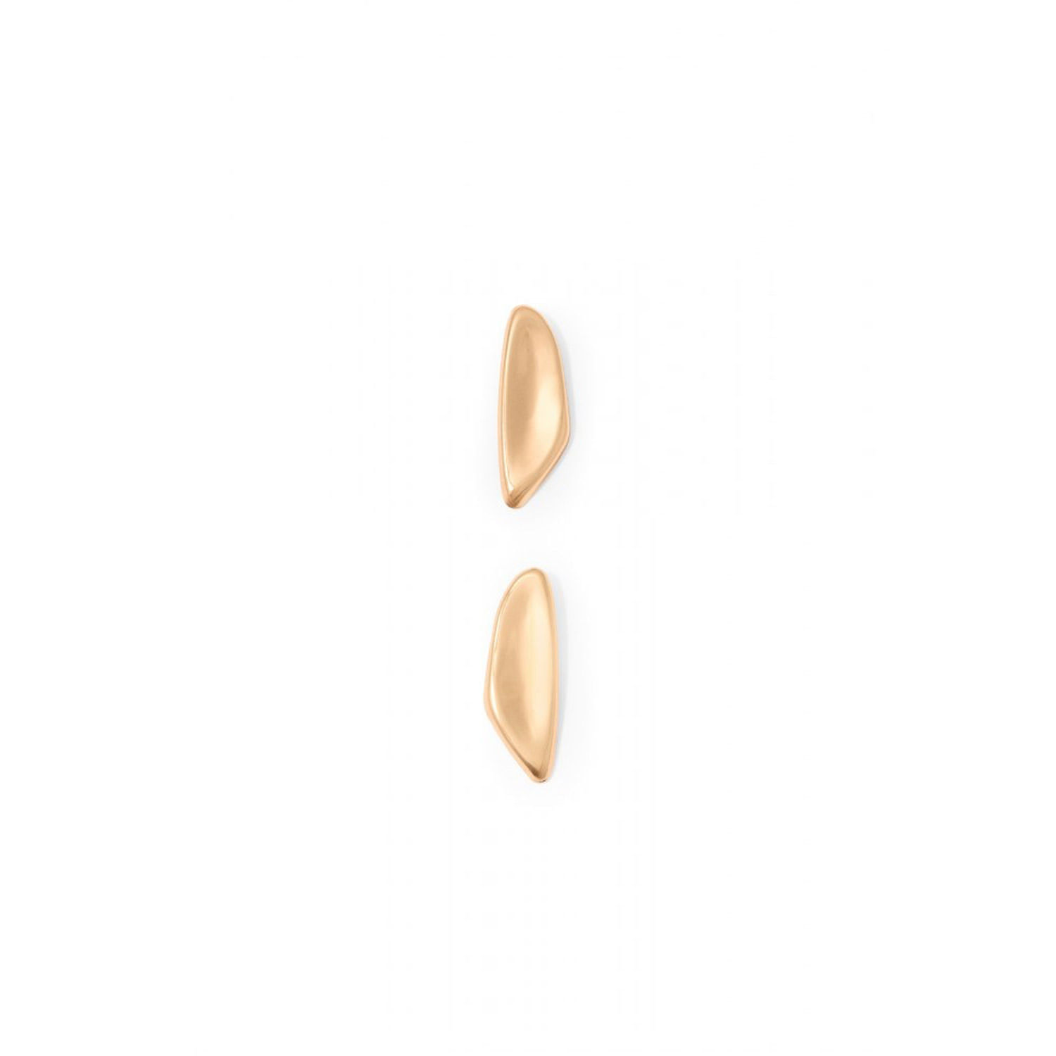 Pendientes Mujer Sfera Pulidos Alargados Oro