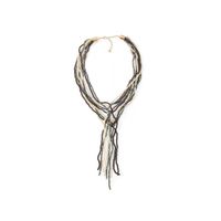 Collar Mujer Sfera Choker Le Trenza Con Stones Multicolor