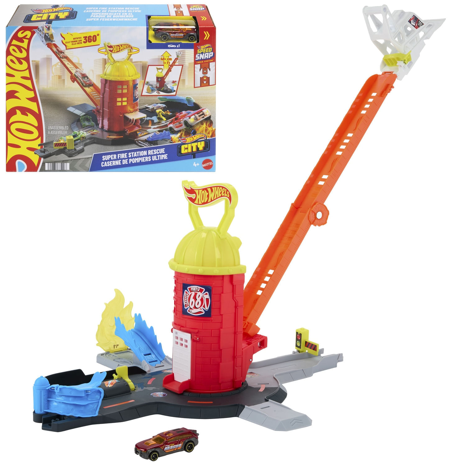 Hot Wheels Pista Bomberos