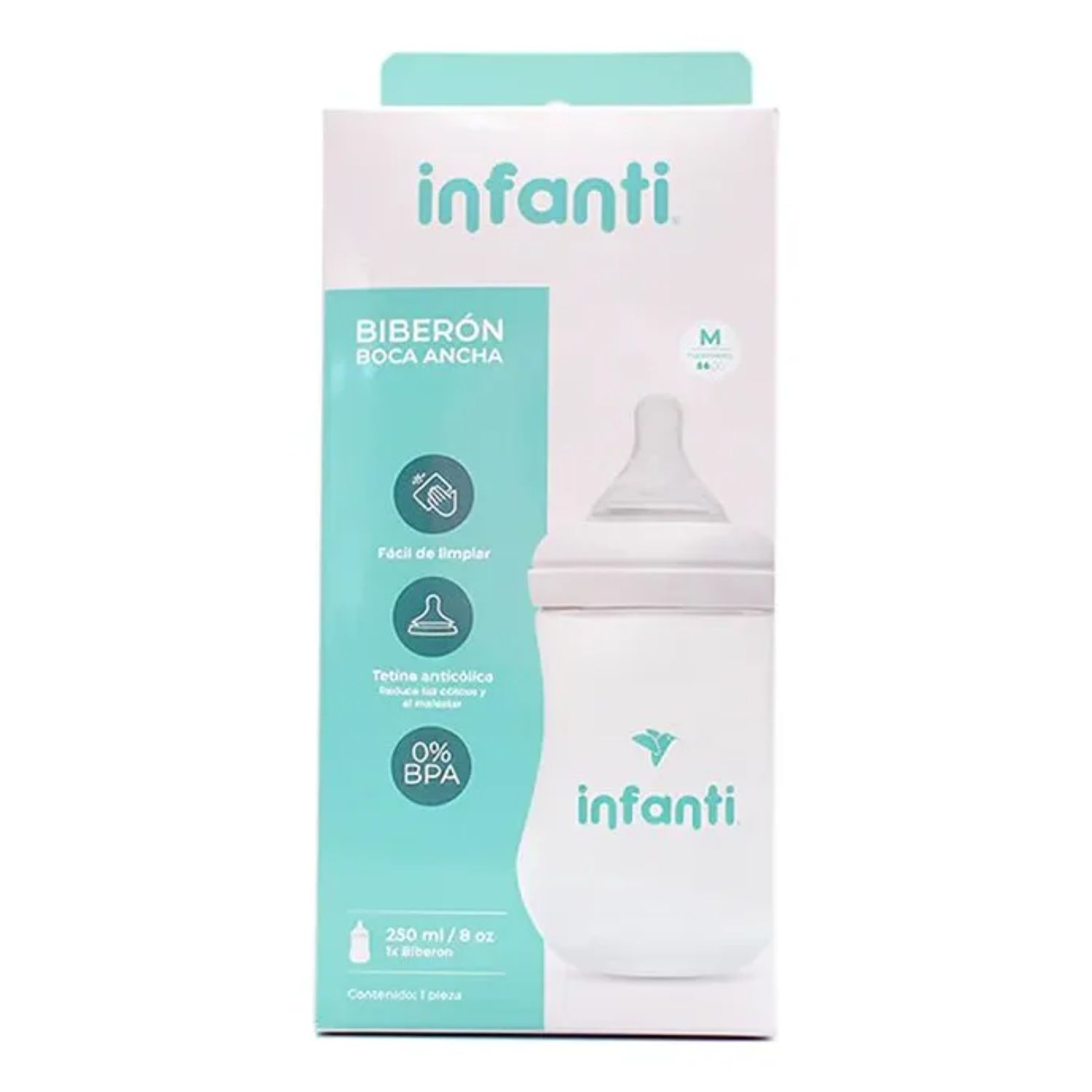 Biberón Anticólico Infanti Bebé 8 Oz