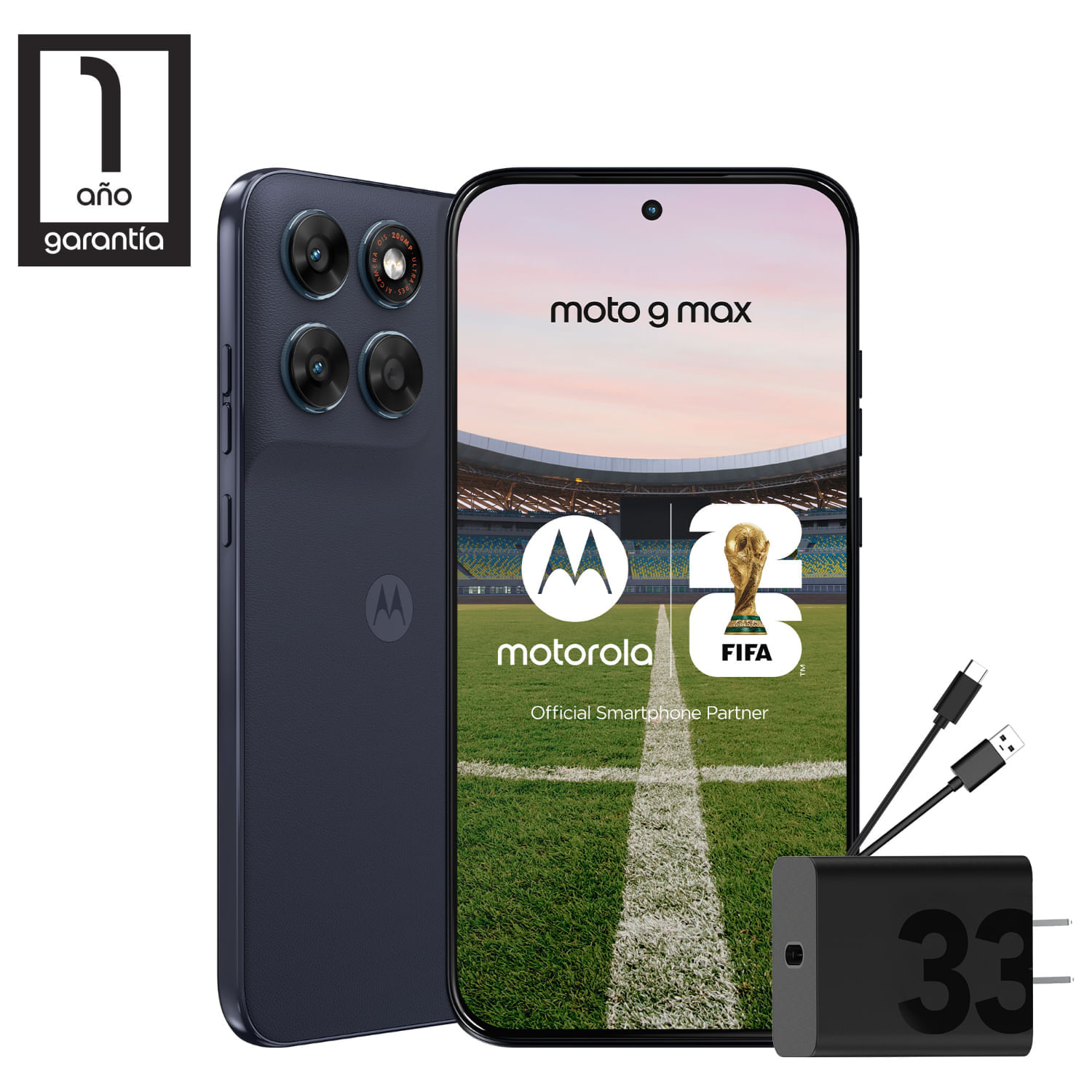 Celular Motorola G MAX 256GB Gris