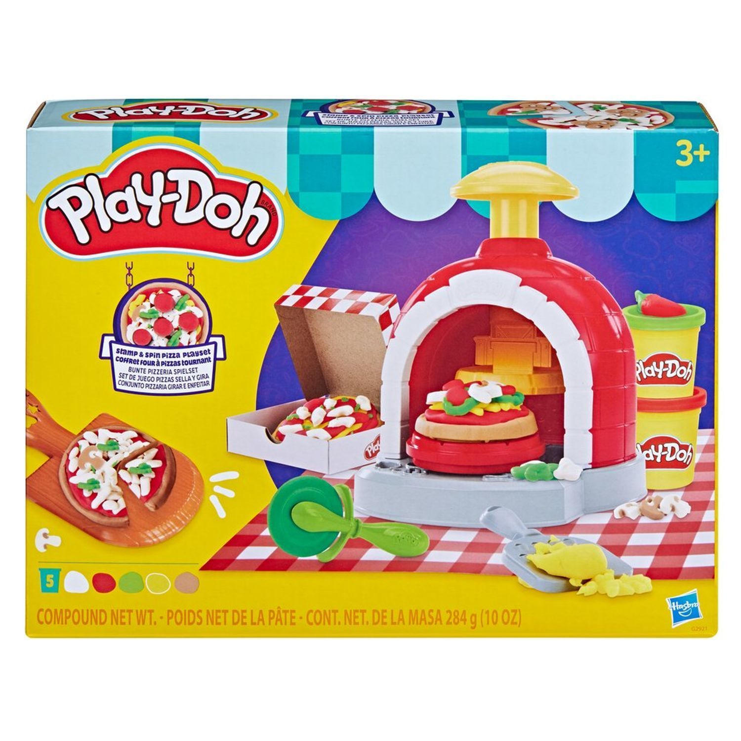 Moldeables Play-Doh Pizzas Sella Y Gira