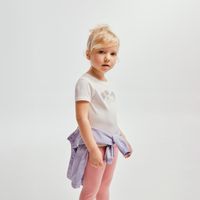 Polo Bebe Niña Sfera Ba Manga Corta Elefantes Blanco